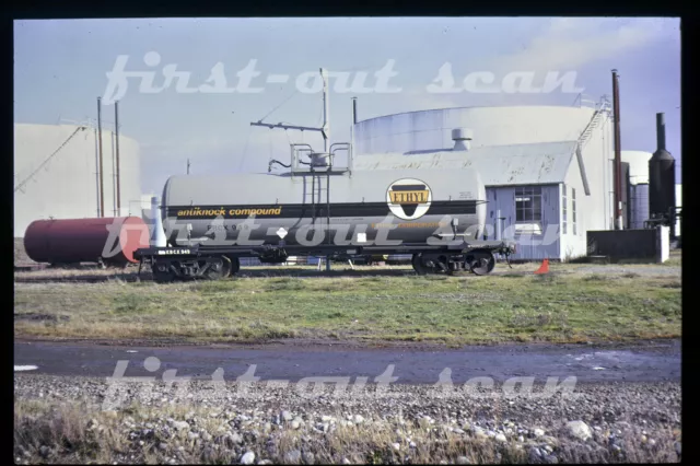 F Original Slide - Ethyl Corp EBCX 949 Tankwagen 1970er Jahre