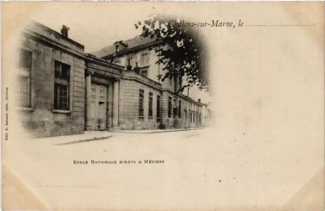 CPA CHALONS-sur-MARNE-École Nationale d'Arts&Metiers (491484)