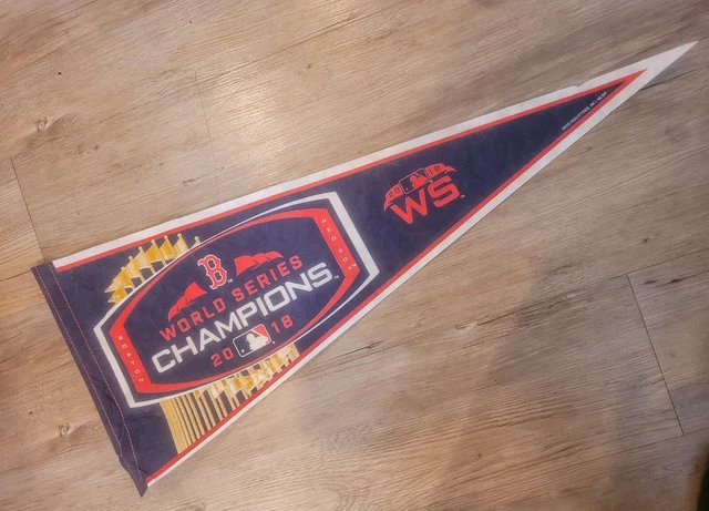 Vintage 2018 Boston Red Sox World Series Champions Pennant