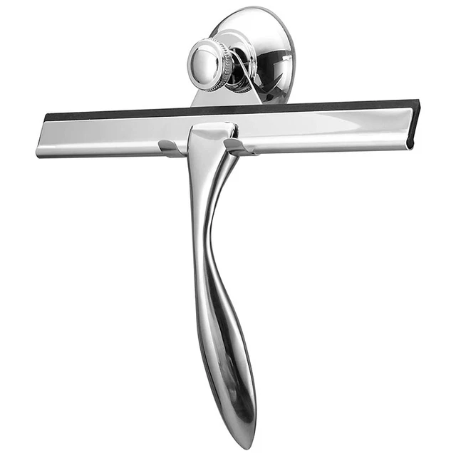 Premium Stainless Steel Squeegee for Shower Doors, Bathroom, Window and Car GlD3