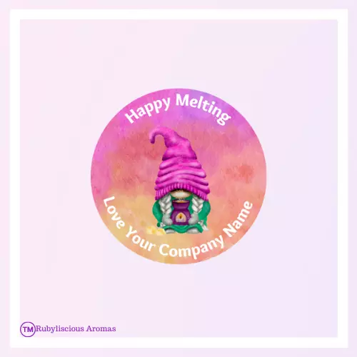 Pegatinas personalizadas Happy Melting - 35 pegatinas - ENVÍO GRATUITO