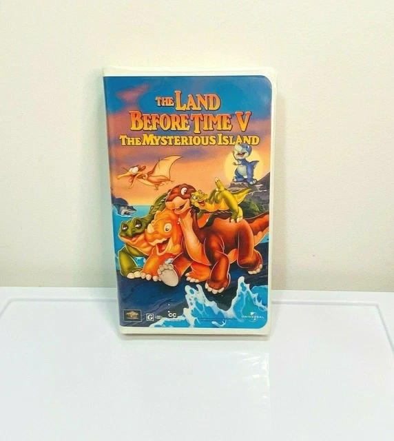 THE LAND BEFORE Time V: The Mysterious Island (VHS, 1997, Clamshell ...