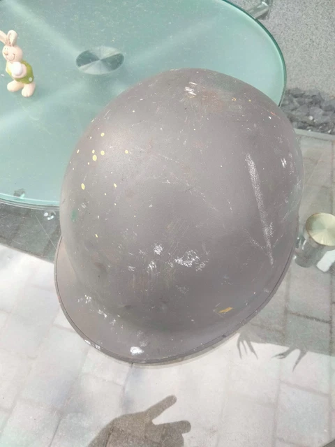 Stahlhelm WK2 US-Armee  M1-Stahlhelm 2. Weltkrieg Koreakrieg ? innen top zustand 3