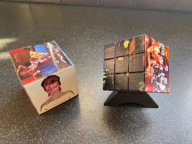 David Bowie  Rubik's Cube, presentation box and display plinth.  15