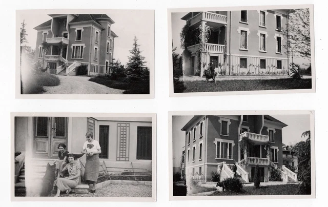 OLD PHOTO 1935 Pont de Beauvoisin Isère Landscape France Maison Belle home