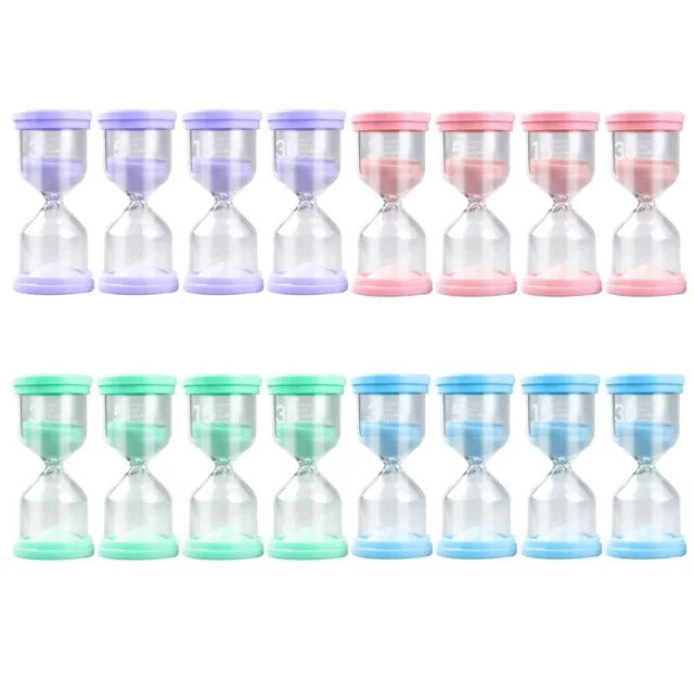 3/5/15/30 Minutes Hourglass Sand Timer for Children Tooth Brushing Cooking Game