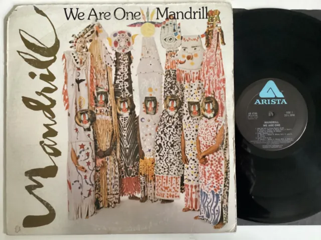 MANDRILL we are one VINYL LP U.S 1977 ORIGINAL SOUL FUNK can you get it X