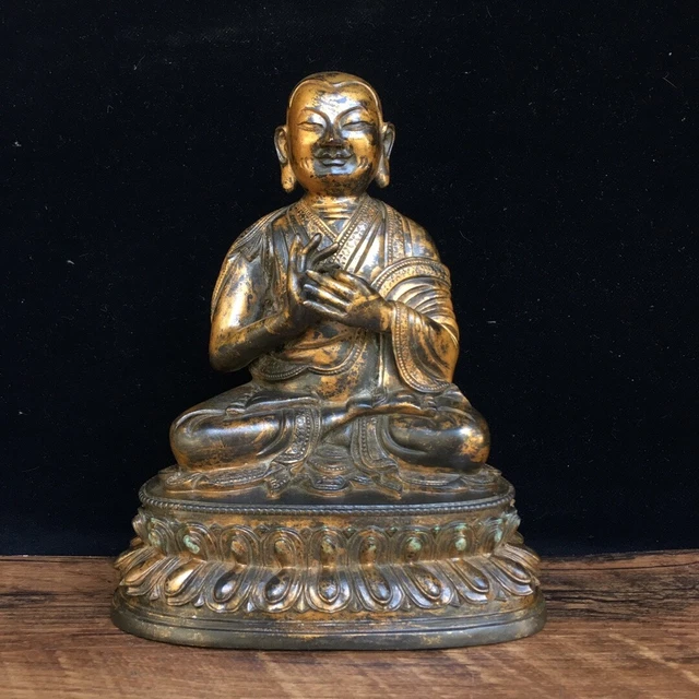 Chinese Exquisite Handmade Buddha Bronze Statue