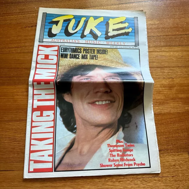 Vintage Australian Juke Music Magazine Newspaper Jan 25Th 1986 Issue No.561