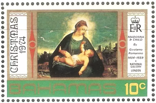 Bahamas #SG435 MNH 1974 Girolamo Romanino Madonna Child [367]