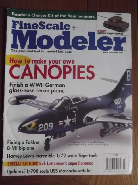 Fine Scale Modeler Magazine - March 2005 - Dioramas - King Tiger - FW 189