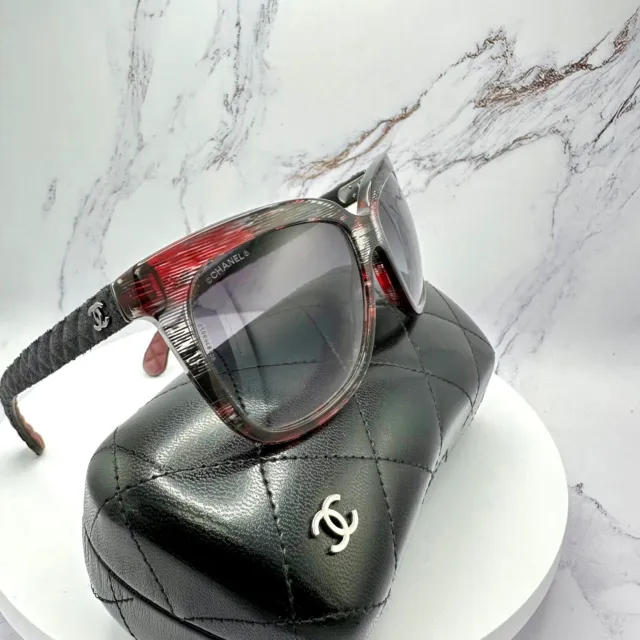 CHANEL SUNGLASSES NEW Interlocking CC Logo Acetate Quilted Denim Made In  Italy $499.99 - PicClick
