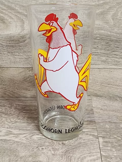 Foghorn Leghorn Looney Tunes Warner Bros PEPSI Collector Glass Cup Vintage 1973