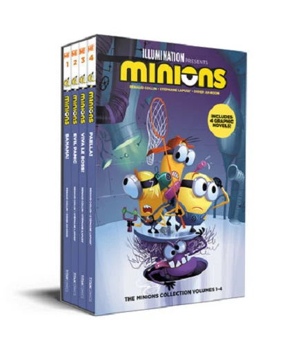 Minions Vol. 1-4 Boxed Set Trade Paperback TPB Titan Comics NEW