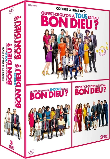 Qu'est-ce qu'on a tous fait au bon dieu ?  La trilogie COFFRET DVD NEUF/CELLO