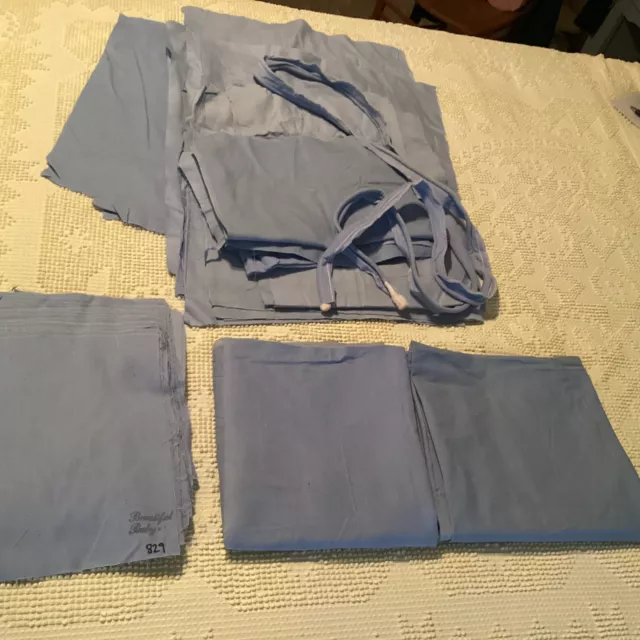 Baby Wale Soft Fabric, Baby Blue, Remanent Lot