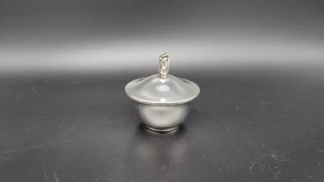Vintage Tiffany & Co. Miniature Sterling Silver Lidded Bowl or Salt Cellar