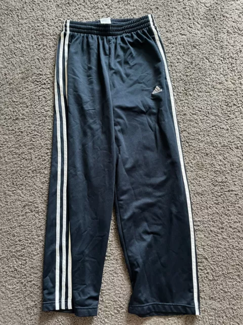 Adidas Youth Kids Pants Blue Medium Activewear Track Sweat Pant Athletic Girls