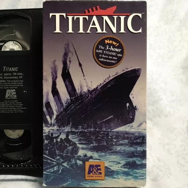 Titanic (VHS,1997) The Comprehensive 3 Hr Story
