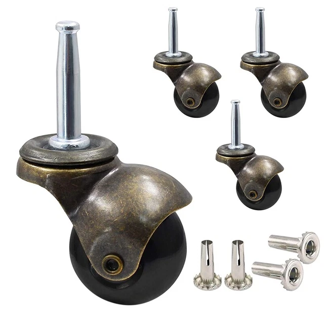 Ruote Ruote Ruote Casters Sfere 1,5 Pollici per Mobili 4 con 8x38mm MoH4