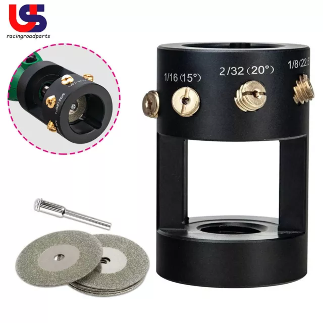 Tungsten Sharpener / Grinder Multi-Angle & Offsets & 4 Guides Tool TIG Welding