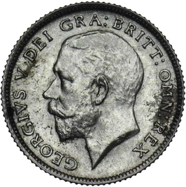 1924 Sixpence - George V British Silver Coin - Superb