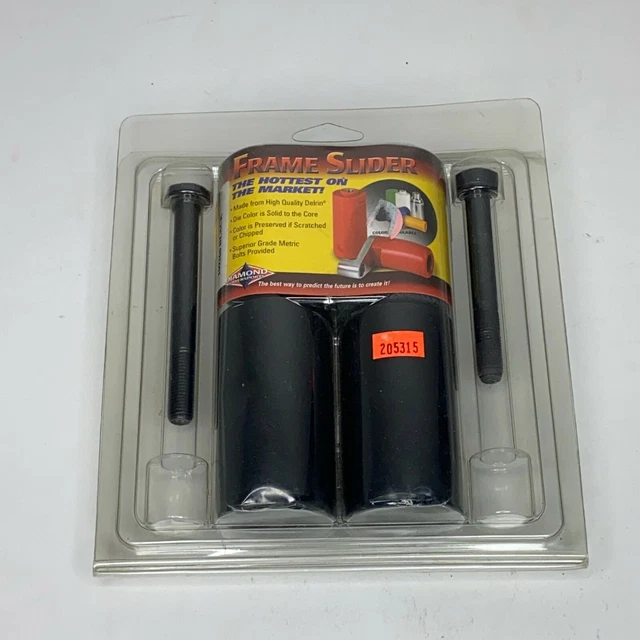Diamond Power Sports 205315 Black Road Rider Motorcycle Body Frame Slider