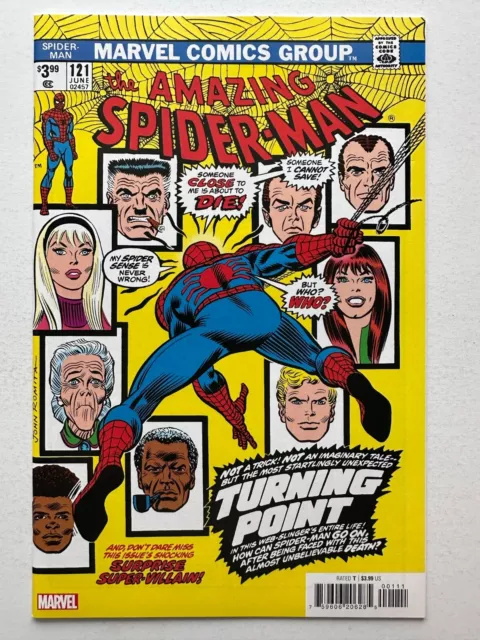 THE AMAZING SPIDER-MAN #121 Facsimile Edition (NM), Marvel 2023