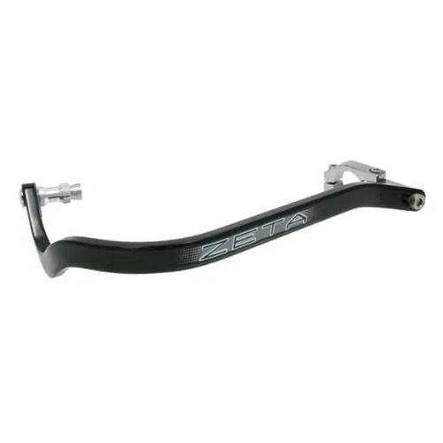 Zeta Drop Down Bend Aluminum Handguards (Pair) for 7/8" Handlebars Black