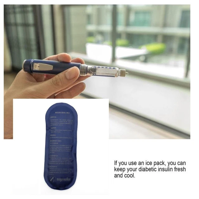 de refroidissement de l'insuline Protecteur de pilule Gel froid Pack de glace