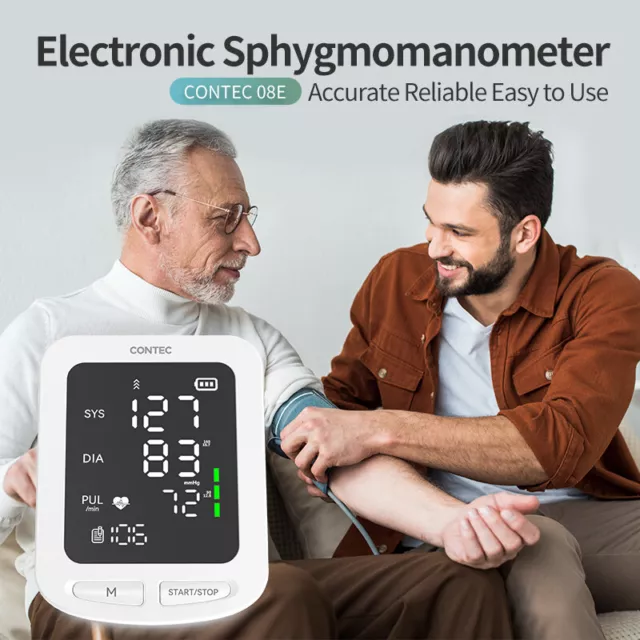 CONTEC08E Arm Blood Pressure Monitor Digital LED Sphygmomanomèter èlectronique