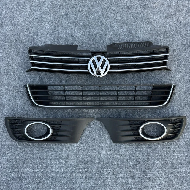 2012-2016 VW Volkswagen EOS Front Upper Lower Grille Fog Light Trim Set OEM