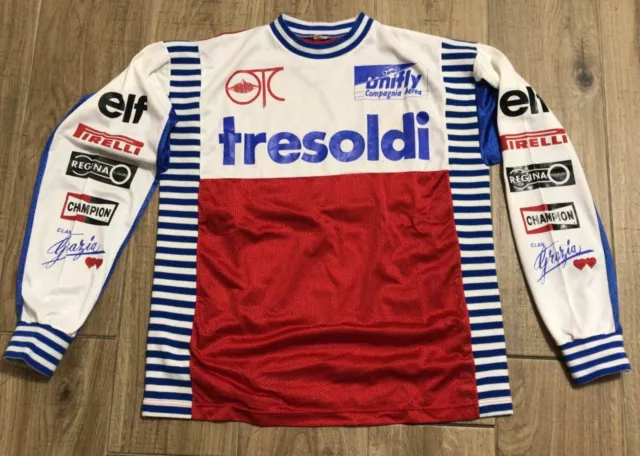 Ultra rare TRESOLDI Moto jersey motocross enduro vintage Mx maglia cross 50 80