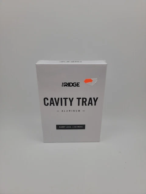 The Ridge Wallet Cavity Tray (Coin Tray) Aluminum # R139 Sealed