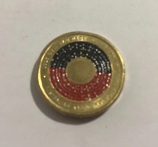 AUSTRALIA 2021 2 Aboriginal Coloured Circulated Coin 5 00 australia-2021-2-aboriginal-coloured-circulated-coin-5-00