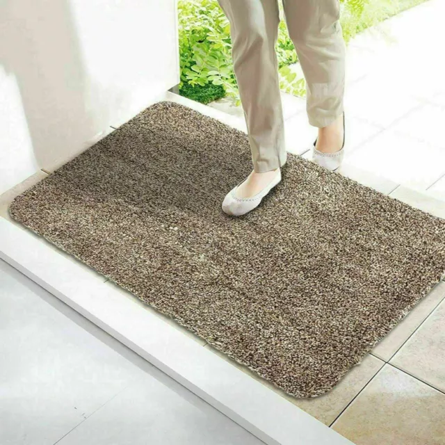 Absorbent Magic Super Door Mat Microfiber Clean Step Washable Anti-Slip FloorMat