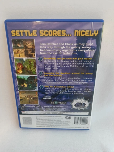 RATCHET & CLANK 3 (PS2) PlayStation 2 Complete + Manual £8.69 PicClick UK