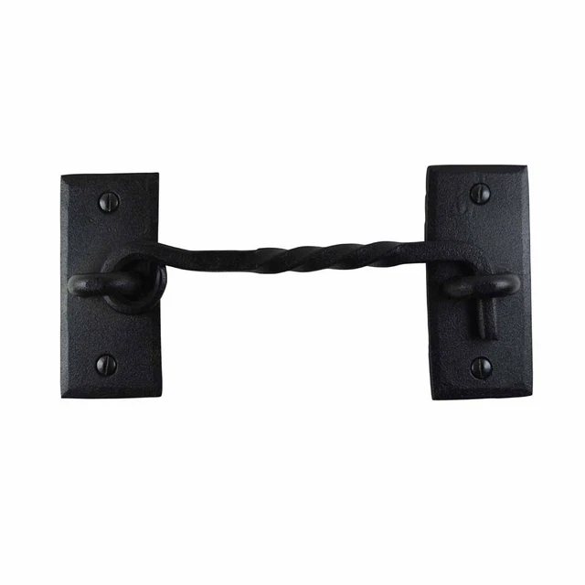Wrought Iron Cabin Hook Black Rustproof Finish 6 in.  | Renovator's Supply