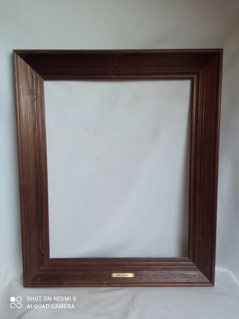 Cadre Marqueterie Bois Seconde Moitié XIXe Feuillure : 31,5