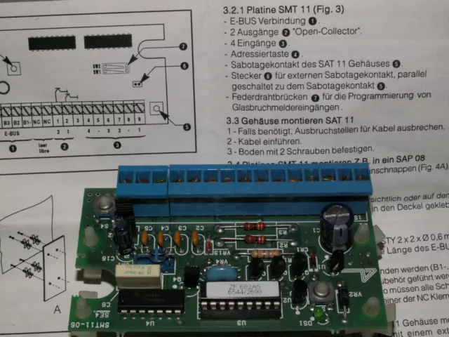 carte extension  4 zones centrale siemens SMT11