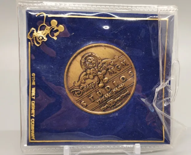 Walt Disney World MGM Studios Theme Park Bronze Coin Medallion