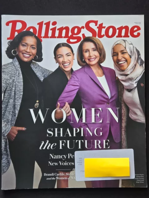 Rolling Stone Magazine March 2019 Pelosi AOC Brandi Carlisle Stacey Abrams Board