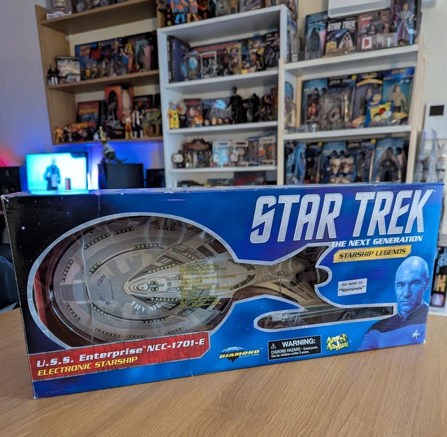 3D Printed Star Trek USS Enterprise NCC-1701 Replica - with Display Stand A