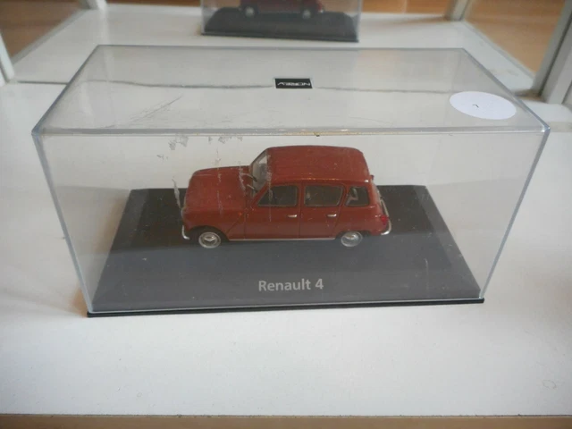 Miniature Renault 4CV Norev échelle 1/43 - Boîte Orange - Occasion