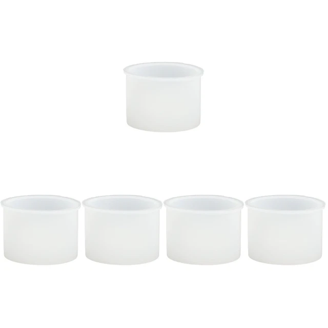 5x Succulent Plantador Forma Fondant Pastel Forma Resina Maceta Formas