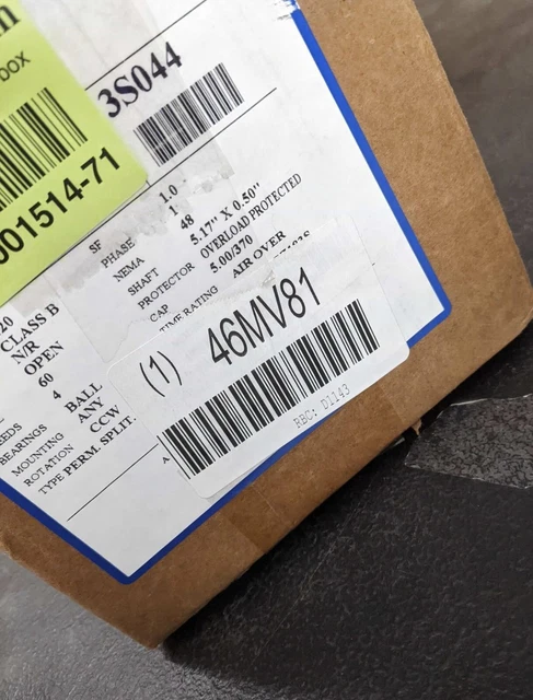 Fasco 1/3 HP Condenser Fan Motor, 1075 RPM, 115Volts
