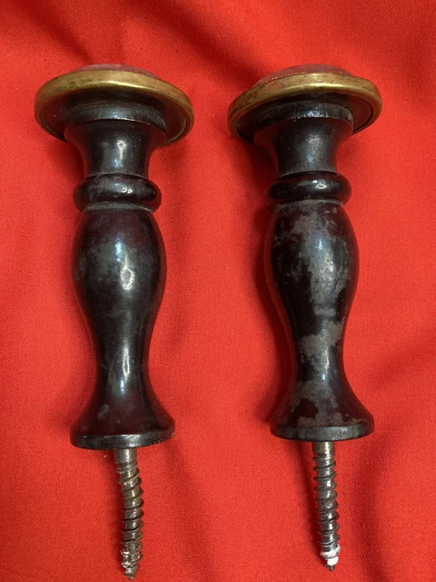 Antique Pair Of Victorian Curtain Tie Backs 2