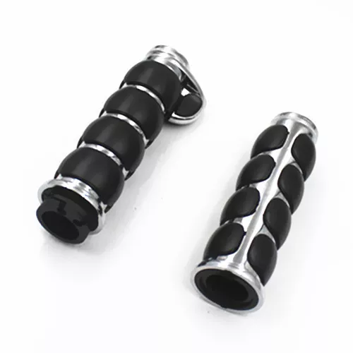 7/8" 22mm Handlebar Hand Grips W/ Throttle Boss For Honda Cafe Racer Bobber ATV