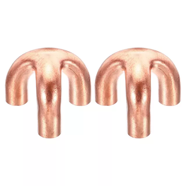 3/8 Inch OD Copper Pipe Fitting, 2 Pack 3 Way Welding Sweat Solder Connection...
