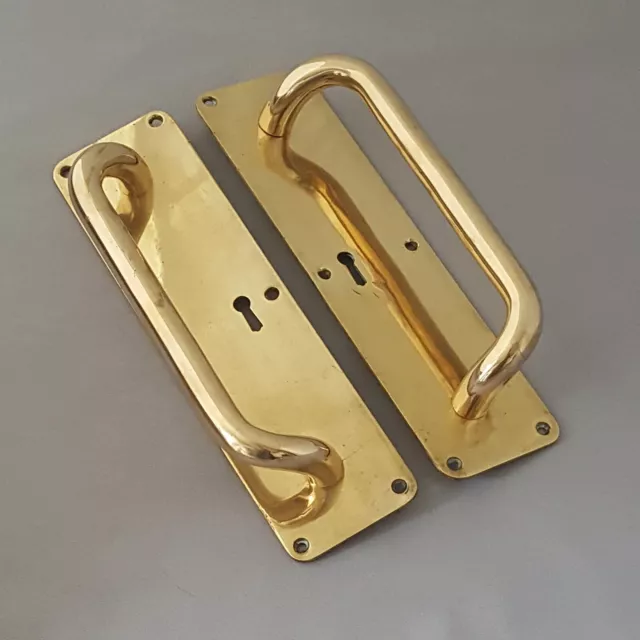 Vintage Brass Pull Door Handles